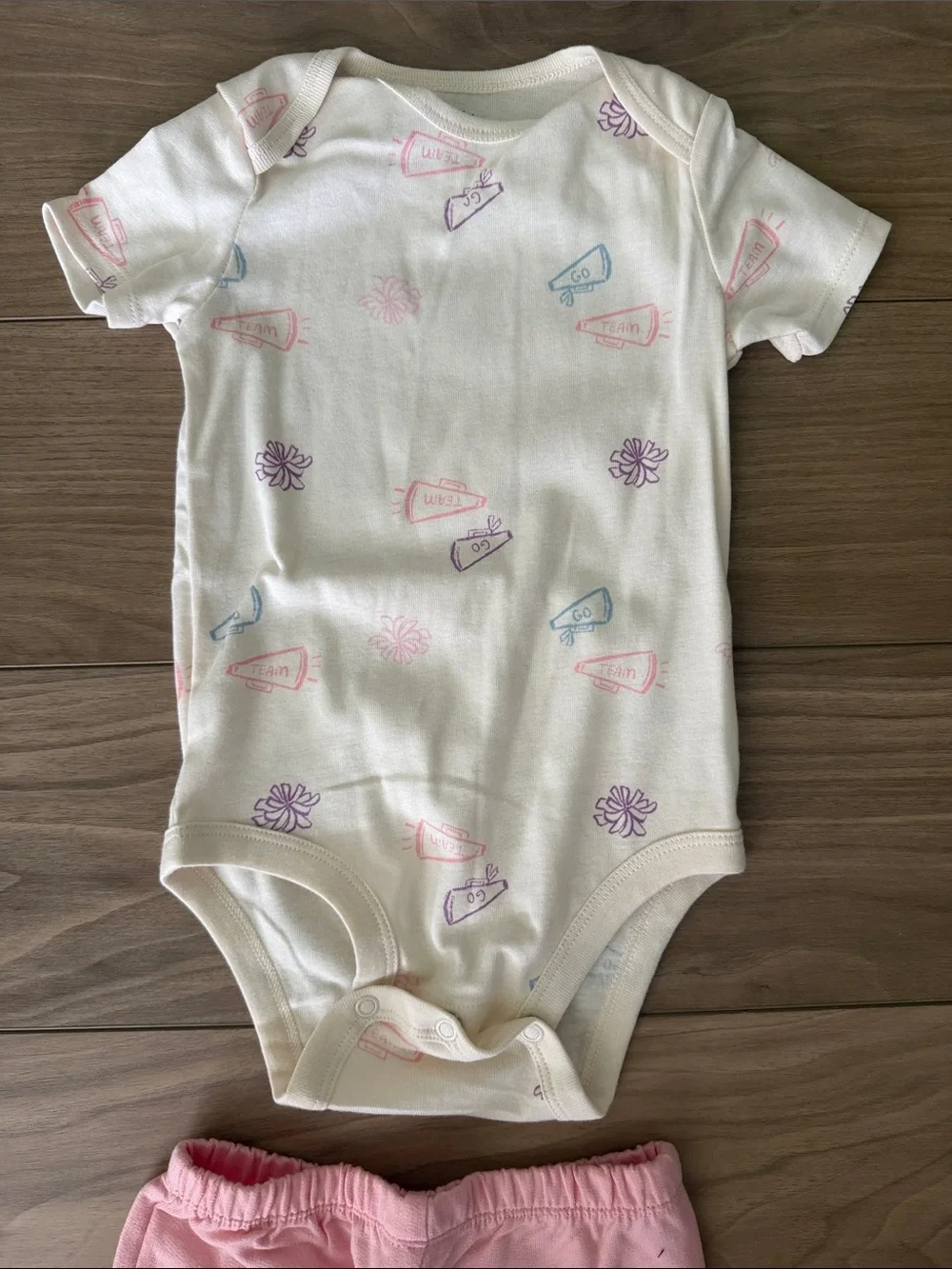 Baby Pink Girls' Outfit with Jacket and Pants
